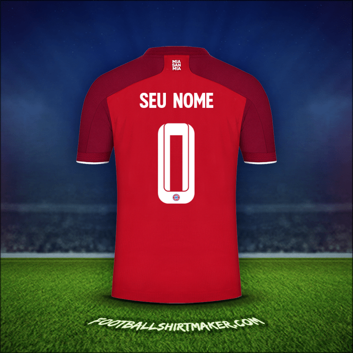 Camisa FC Bayern Munchen Cup 2021/2022 -  seu nome - 0