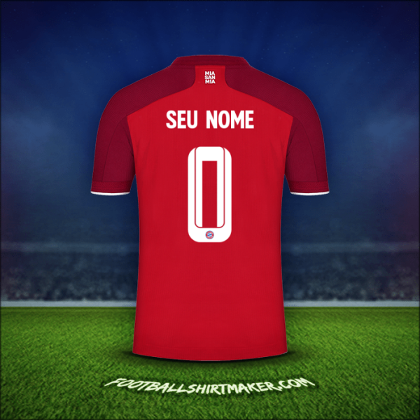 Camisa FC Bayern Munchen Cup 2021/2022 -  seu nome - 0