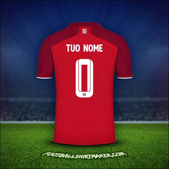 Maglia FC Bayern Munchen Cup 2021/2022 -  tuo nome - 0