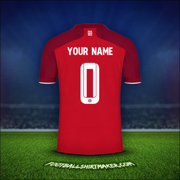 Jersey FC Bayern Munchen Cup 2021/2022 -  your name - 0