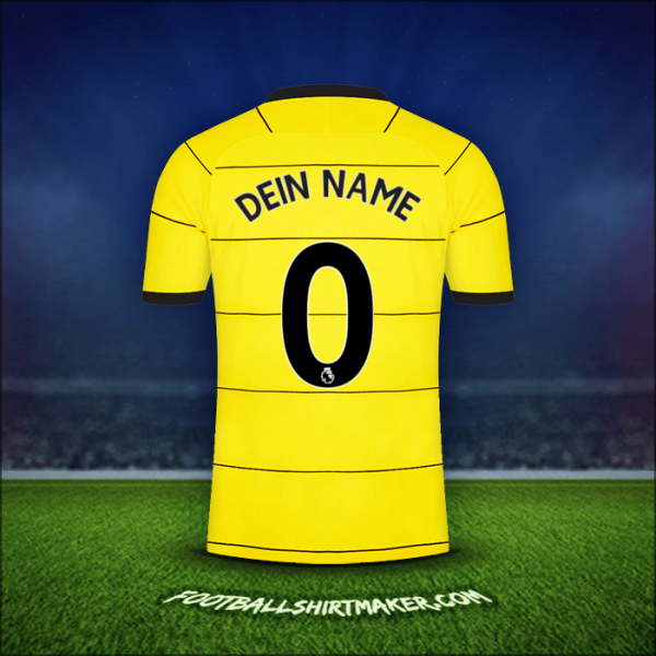 Trikot Chelsea 2021/2022 Auswärts -  dein name - 0
