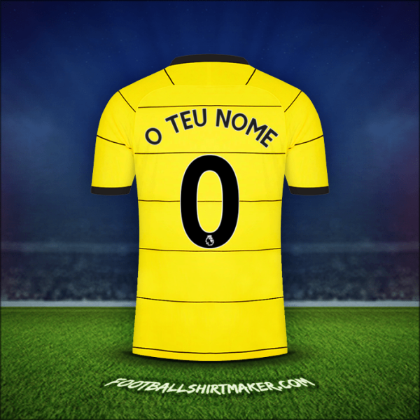 Camisola Chelsea 2021/2022 Alternativa -  o teu nome - 0