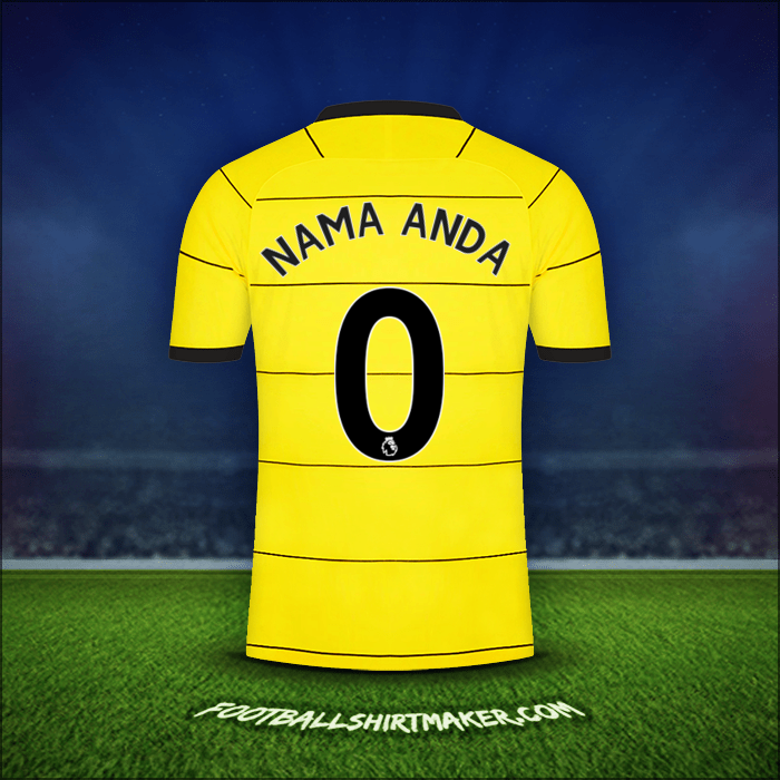 Jersey Chelsea 2021/2022 Alternatif -  nama anda - 0