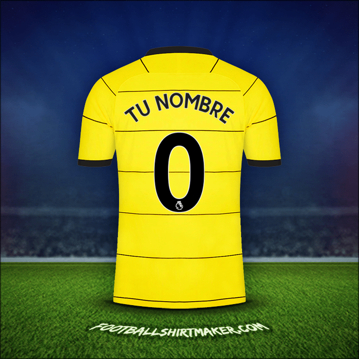 Camiseta Chelsea 2021/2022 Visita -  tu nombre - 0
