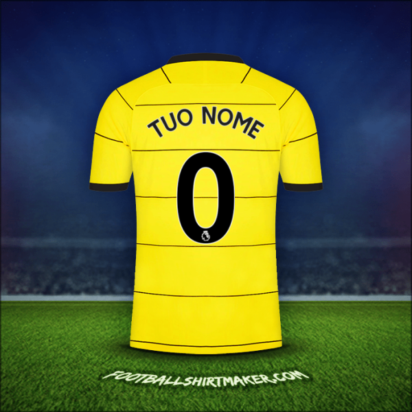 Maglia Chelsea 2021/2022 Seconda -  tuo nome - 0