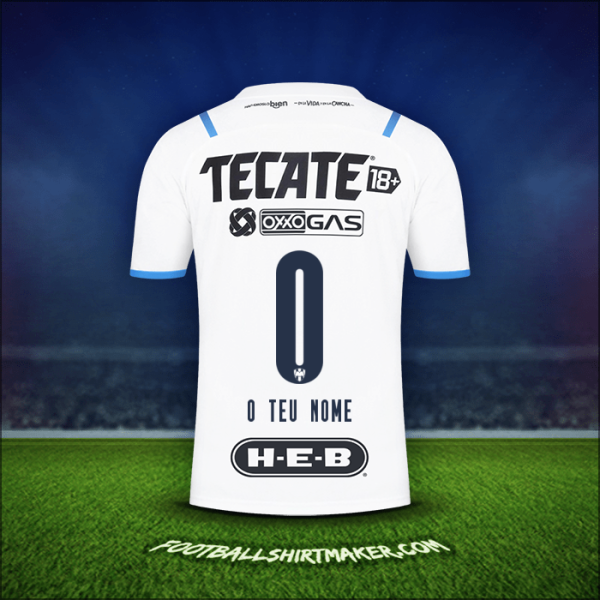 Camisola Monterrey 2021/2022 Alternativa -  o teu nome - 0