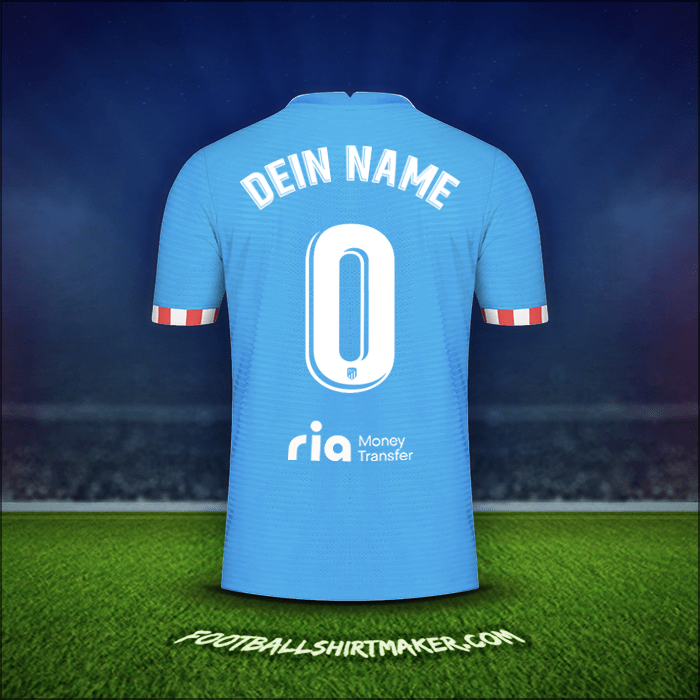 Trikot Atletico Madrid 2021/2022 Dritte -  dein name - 0