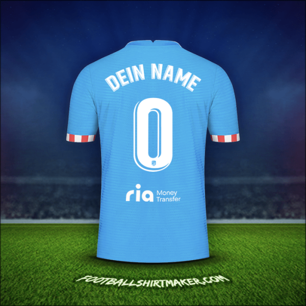 Trikot Atletico Madrid 2021/2022 Dritte -  dein name - 0