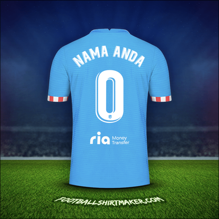 Jersey Atletico Madrid 2021/2022 Ketiga -  nama anda - 0