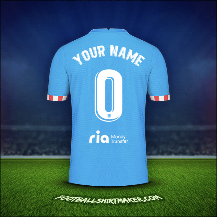 Shirt Atletico Madrid 2021/2022 Third -  your name - 0