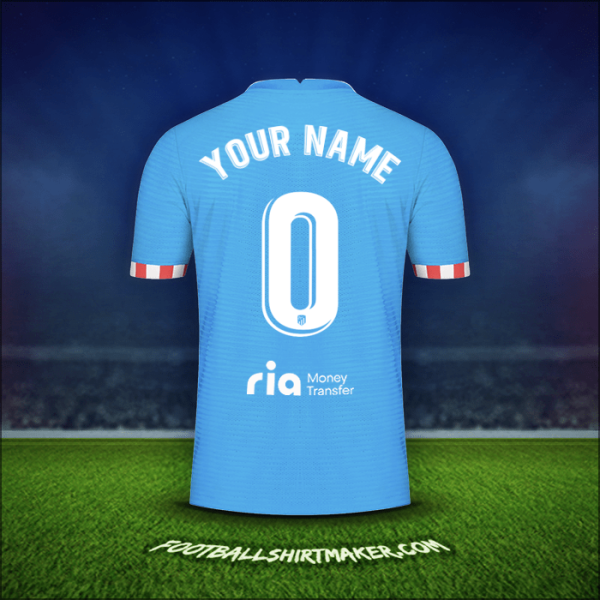 Shirt Atletico Madrid 2021/2022 Third -  your name - 0