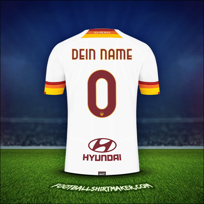 Trikot AS Roma 2021/2022 Auswärts -  dein name - 0