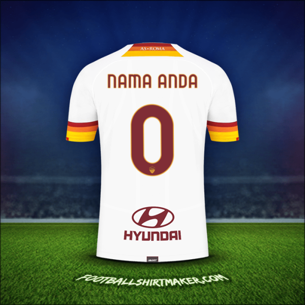 Jersey AS Roma 2021/2022 Alternatif -  nama anda - 0