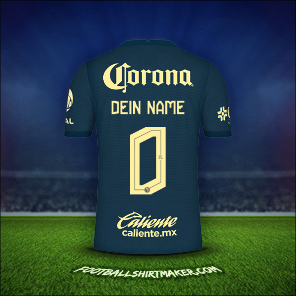 Trikot Club America 2021/2022 Auswärts -  dein name - 0