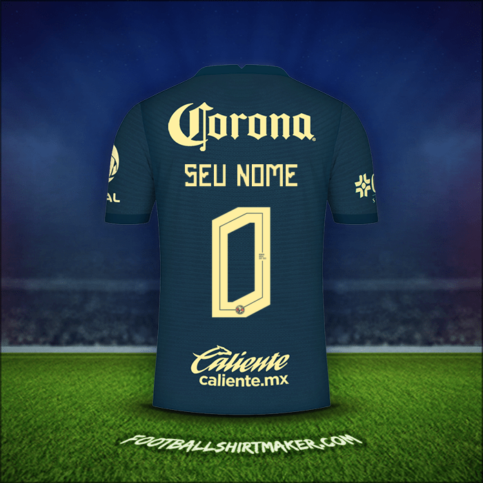 Camisa Club America 2021/2022 Alternativa -  seu nome - 0