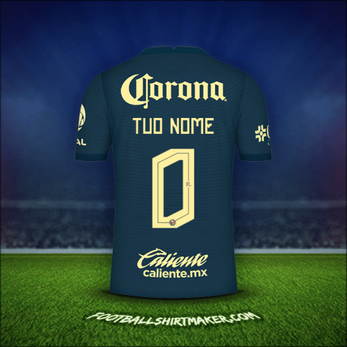 Maglia Club America 2021/2022 Seconda -  tuo nome - 0