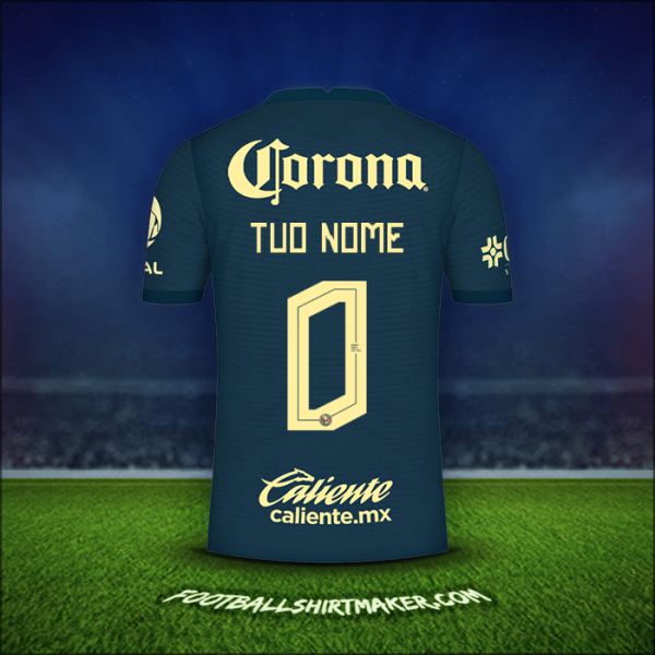 Maglia Club America 2021/2022 Seconda -  tuo nome - 0