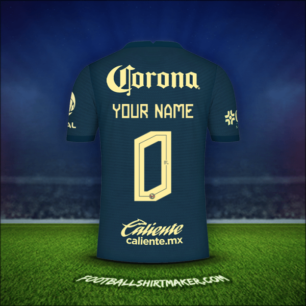 Shirt Club America 2021/2022 Away -  your name - 0