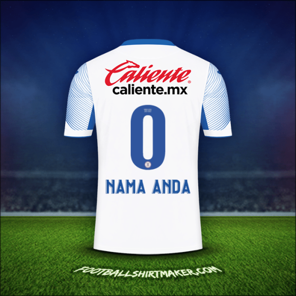 Jersey Cruz Azul 2021/2022 Alternatif -  nama anda - 0
