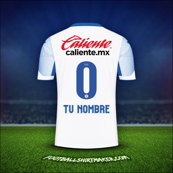 Camiseta Cruz Azul 2021/2022 Visita -  tu nombre - 0