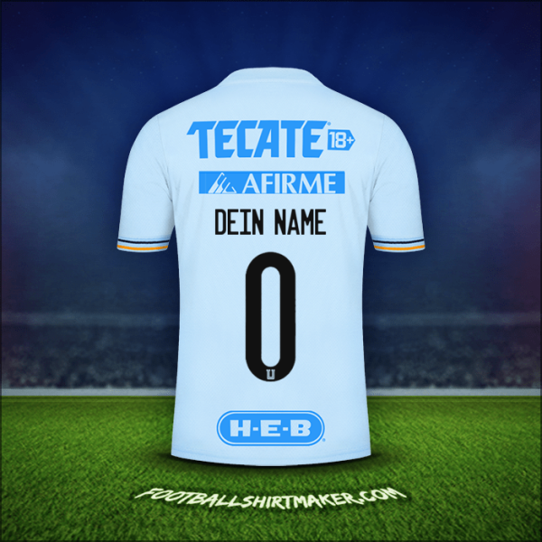 Trikot Tigres UANL 2021/2022 Auswärts -  dein name - 0