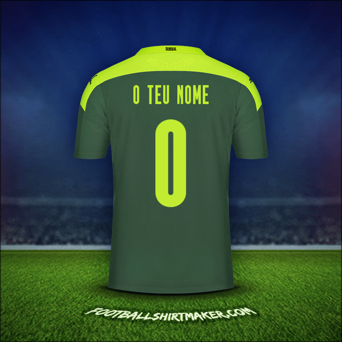 Camisola Senegal 2020/2021 Alternativa -  o teu nome - 0