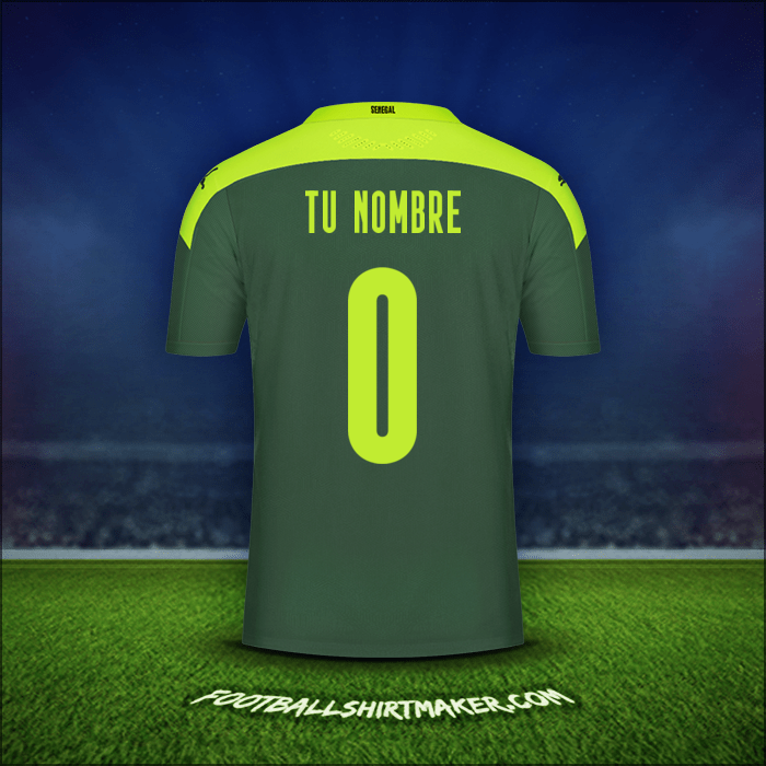 Camiseta Senegal 2020/2021 Visita -  tu nombre - 0
