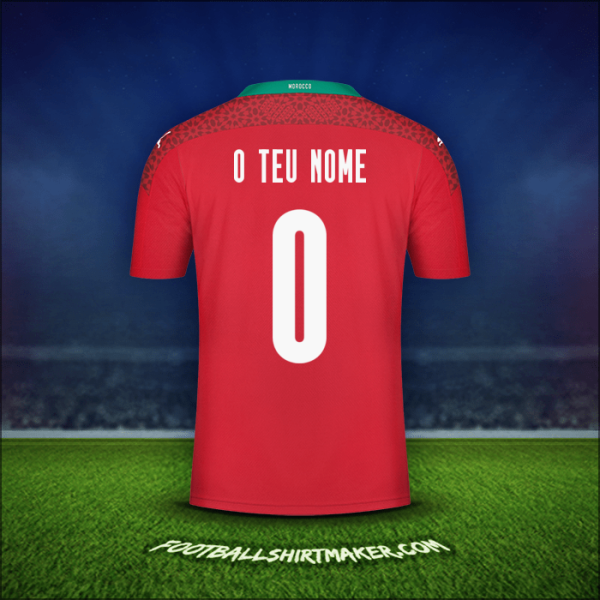 Camisola Marrocos 2020/2021 -  o teu nome - 0