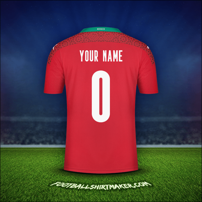 Jersey Morocco 2020/2021 -  your name - 0