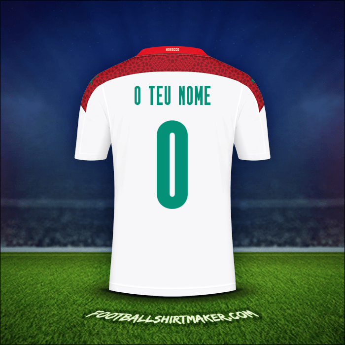 Camisola Marrocos 2020/2021 Alternativa -  o teu nome - 0