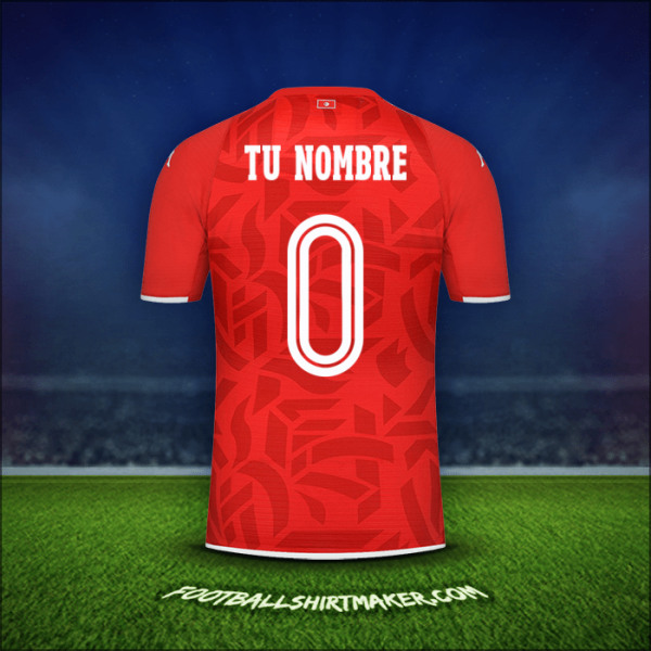Camiseta Tunez 2022 -  tu nombre - 0