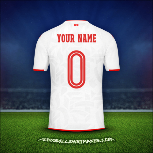 Shirt Tunisia 2022 Away -  your name - 0