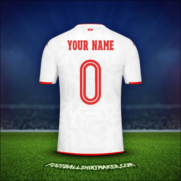 Shirt Tunisia 2022 Away -  your name - 0
