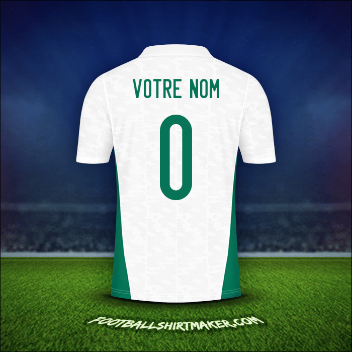 Maillot Algérie 2020/2021 -  votre nom - 0