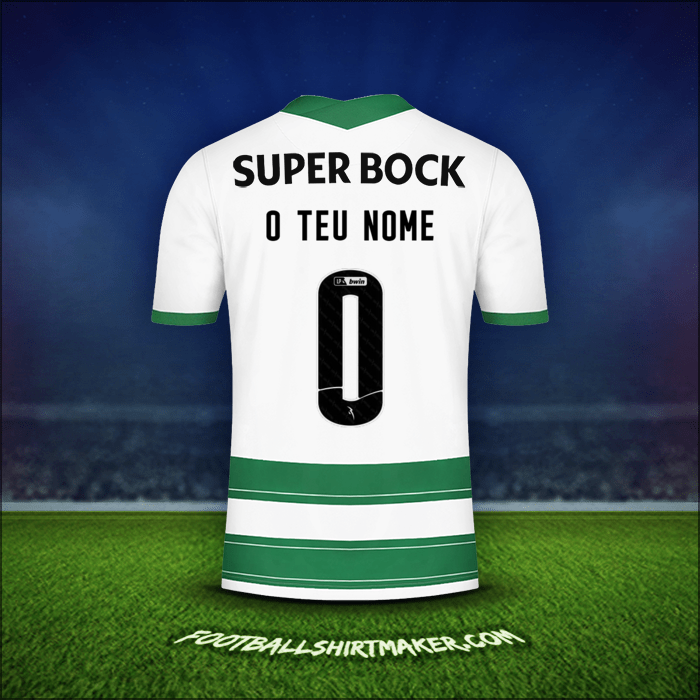 Camisola Sporting Clube 2021/2022 -  o teu nome - 0