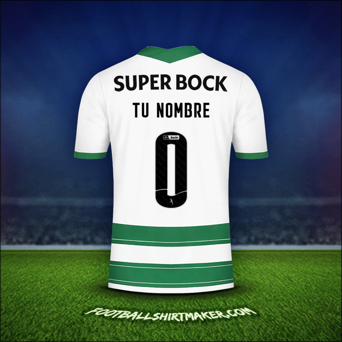 Camiseta Sporting Clube 2021/2022 -  tu nombre - 0
