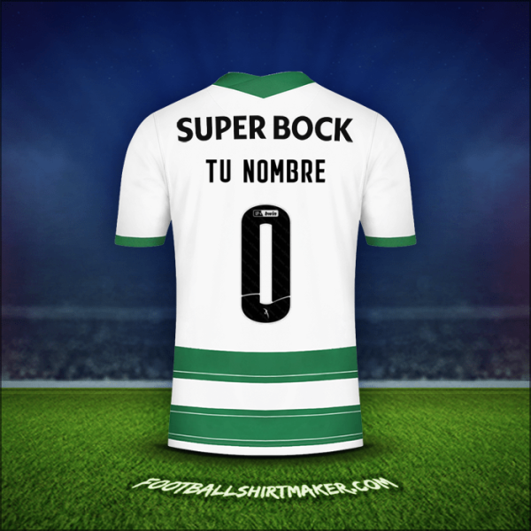 Camiseta Sporting Clube 2021/2022 -  tu nombre - 0