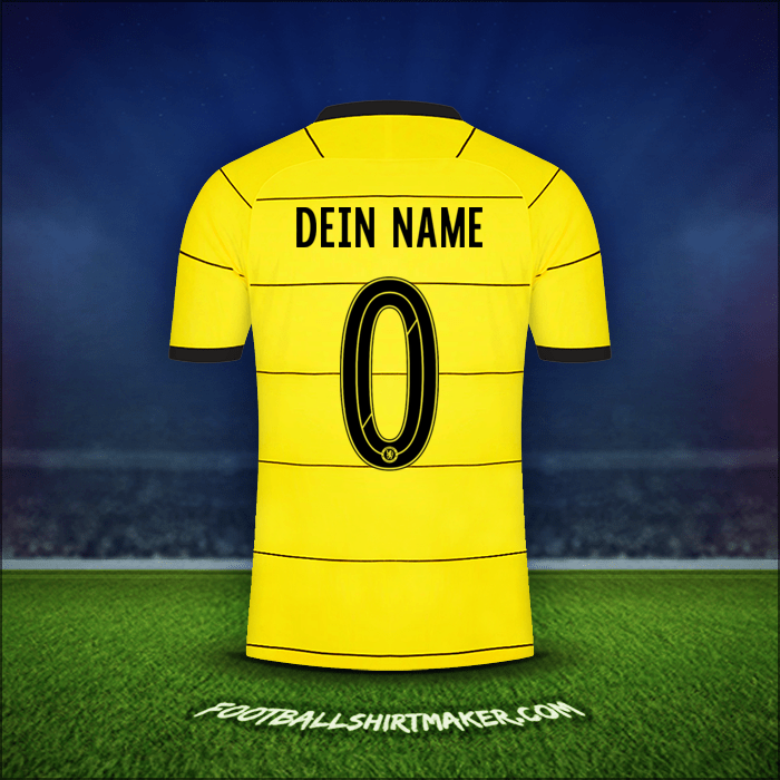 Trikot Chelsea Cup 2021/2022 Auswärts -  dein name - 0