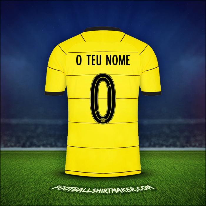Camisola Chelsea Cup 2021/2022 Alternativa -  o teu nome - 0