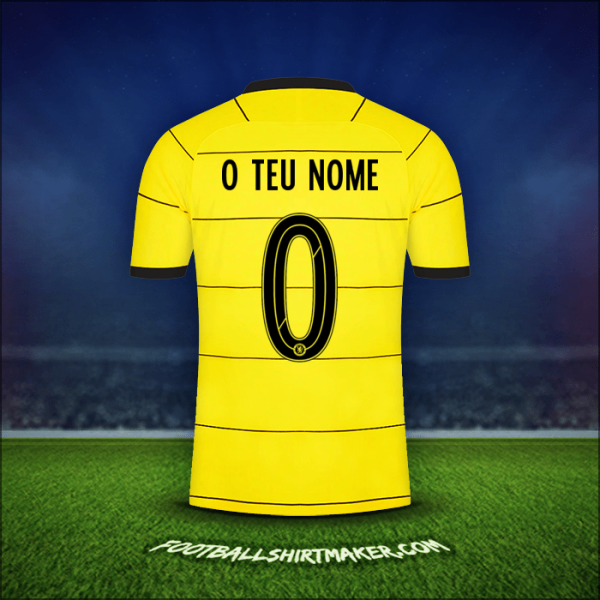 Camisola Chelsea Cup 2021/2022 Alternativa -  o teu nome - 0