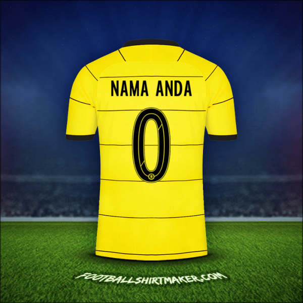Jersey Chelsea Cup 2021/2022 Alternatif -  nama anda - 0