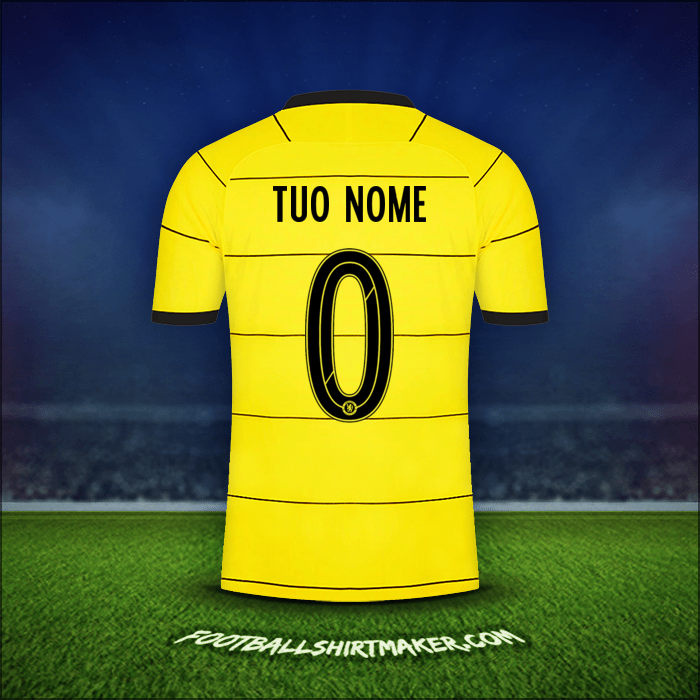 Maglia Chelsea Cup 2021/2022 Seconda -  tuo nome - 0