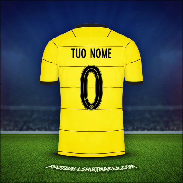 Maglia Chelsea Cup 2021/2022 Seconda -  tuo nome - 0