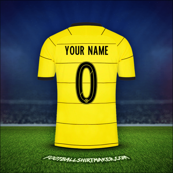 Shirt Chelsea Cup 2021/2022 Away -  your name - 0