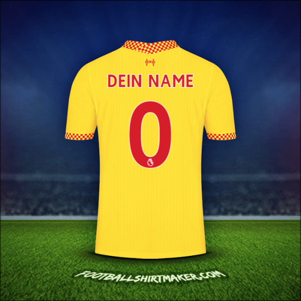 Trikot Liverpool FC 2021/2022 Dritte -  dein name - 0