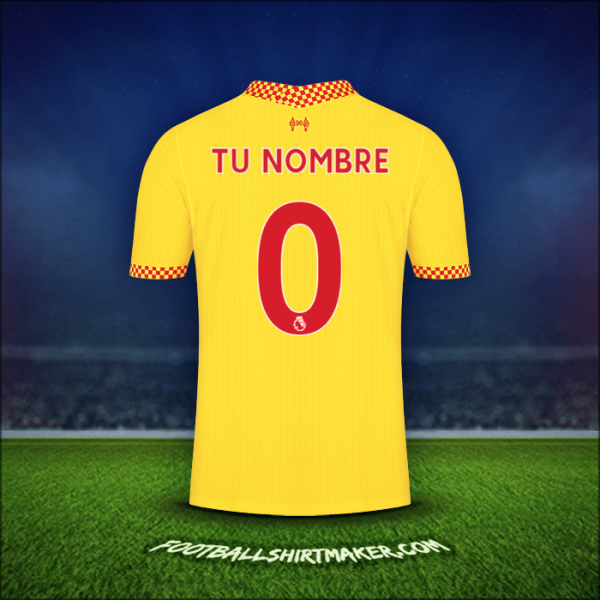 Camiseta Liverpool FC 2021/2022 Tercera -  tu nombre - 0