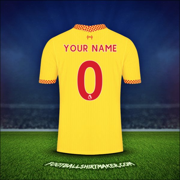 Jersey Liverpool FC 2021/2022 Third -  your name - 0