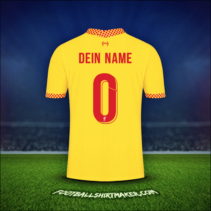 Trikot Liverpool FC Cup 2021/2022 Dritte -  dein name - 0