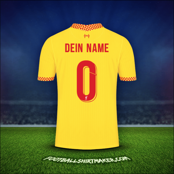 Trikot Liverpool FC Cup 2021/2022 Dritte -  dein name - 0