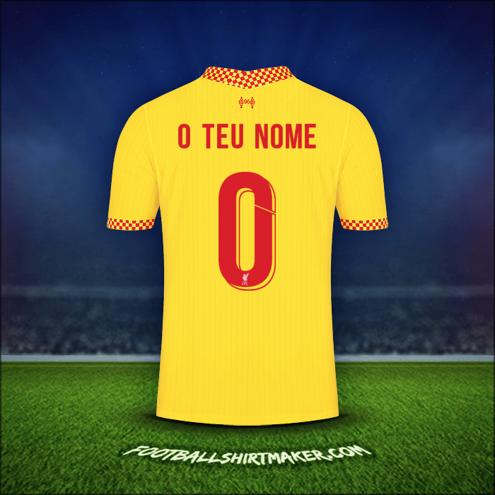 Camisola Liverpool FC Cup 2021/2022 Terceira -  o teu nome - 0